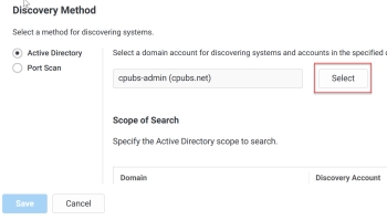 Creating an Active Directory Discovery Profile