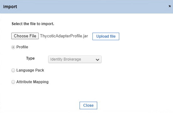 importthycoticadapterprofile