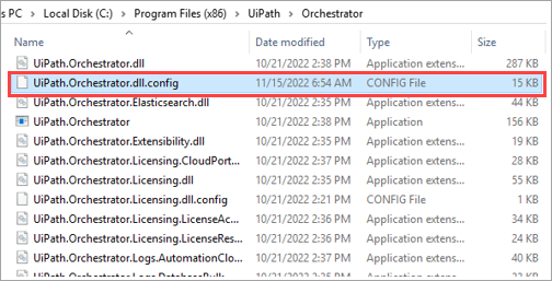 UiPath Configuration