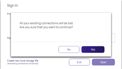 create local storage file