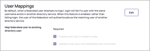 User Mappings