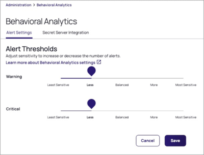 Alert Thresholds