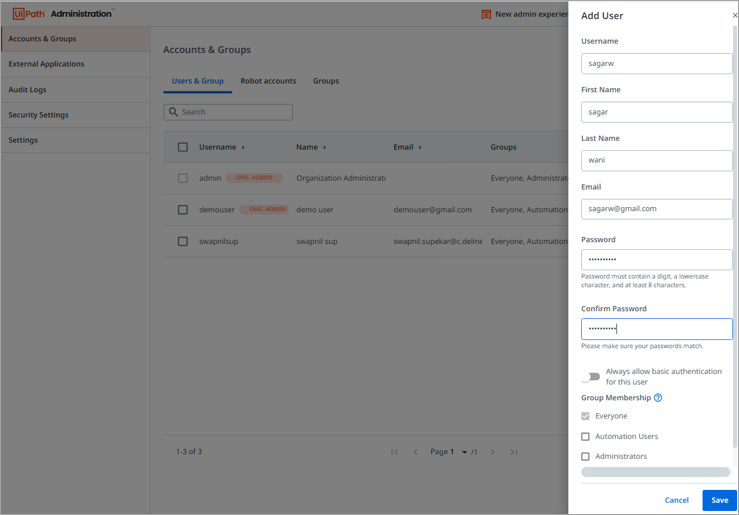 Uipath robot shops orchestrator