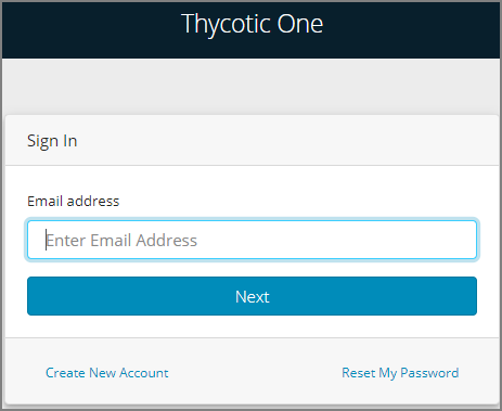 #{ThycoticOne}# sign in