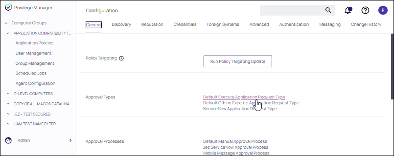 Configure Request Type