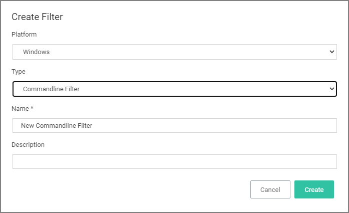 New Commandline Filter
