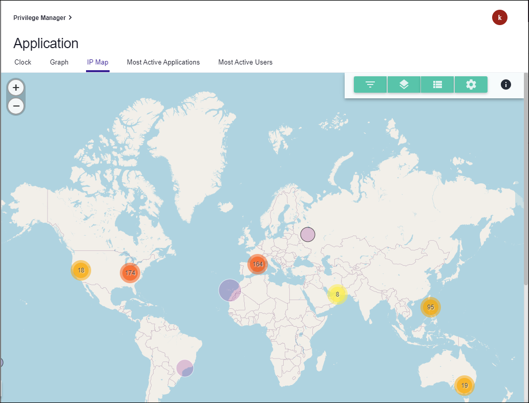 Application IP Map Filters