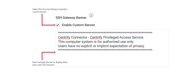Setting Global Security Options