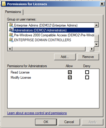 Read and Modify License Permissions alt