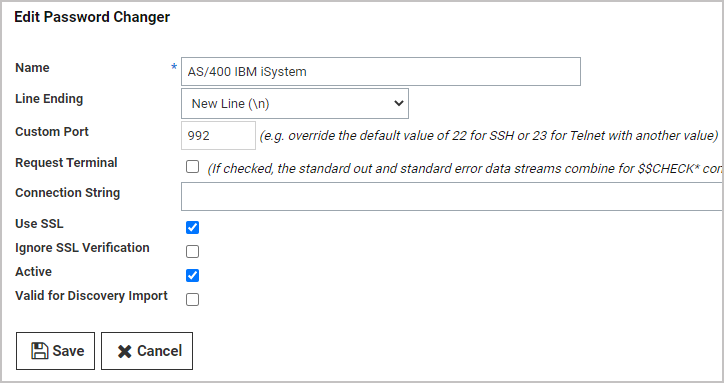 Creating a Custom Password Changer for IBM AS/400