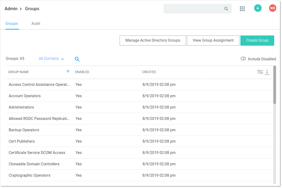 Creating User Groups