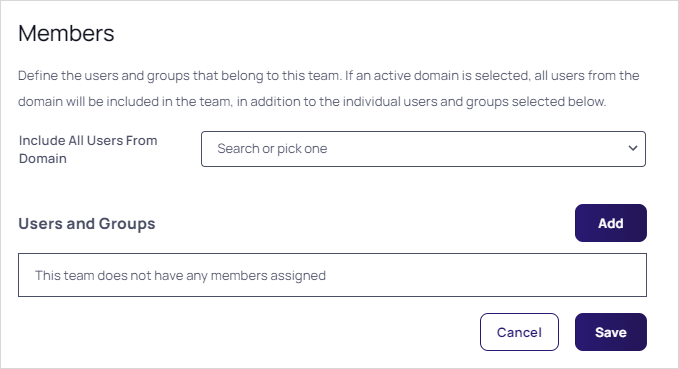 Creating Teams