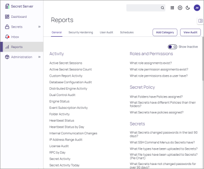 Reports Page