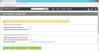 Enable AD Integration