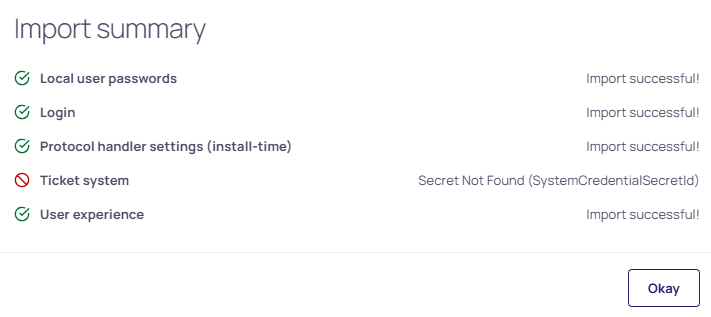 Exporting and Importing Secret Server Settings