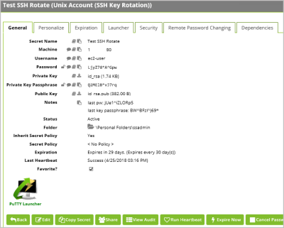 Test SSH Key Rotatation