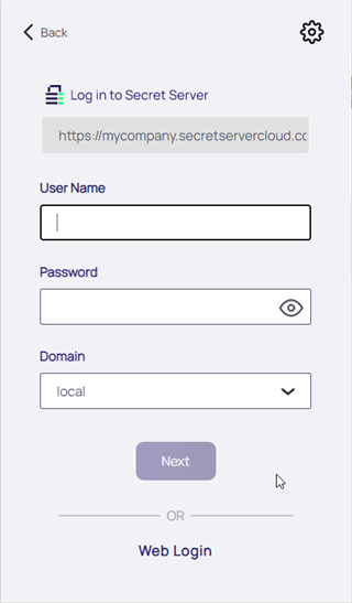 local login