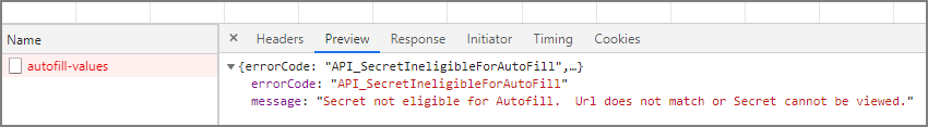 error in browser tools