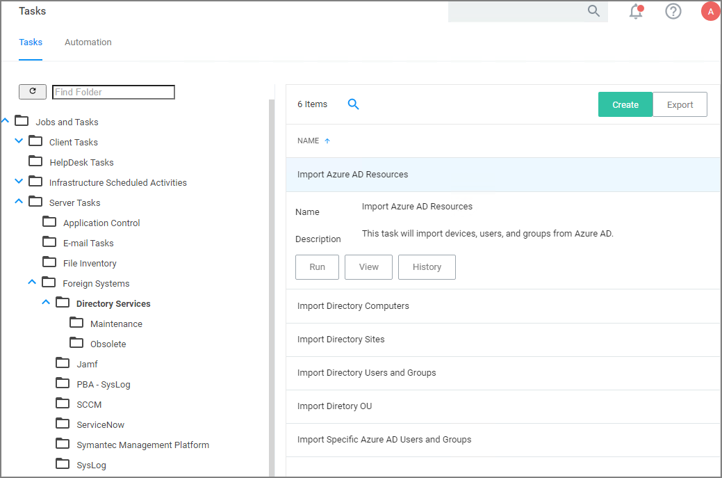 import azure ad resources